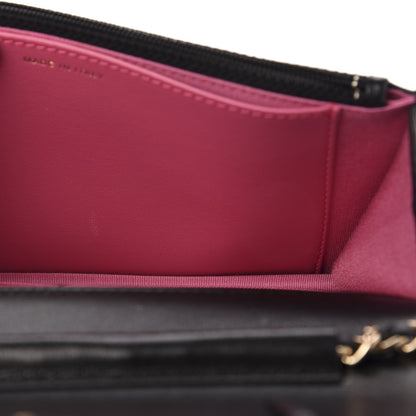 Chanel Goatskin Quilted Timeless CC Wallet On Chain WOC Black 9 of 12