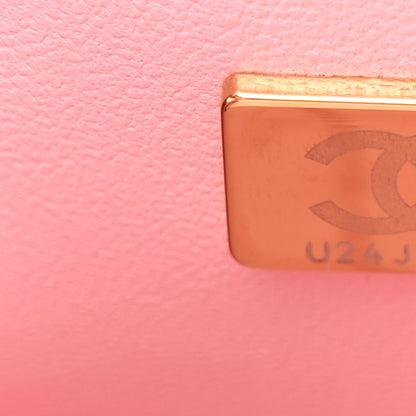 Chanel Caviar Quilted Jumbo Double Flap Pink 7 of 10