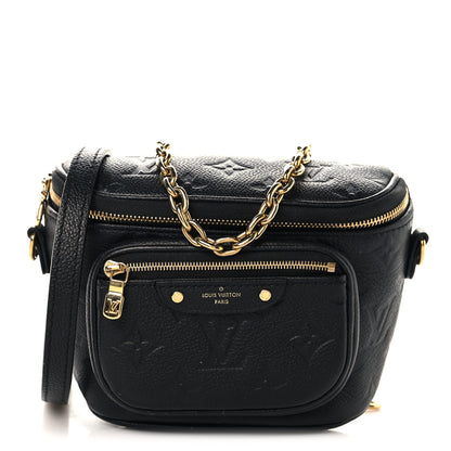 Louis Vuitton Empreinte Mini Bumbag Black 1 of 9