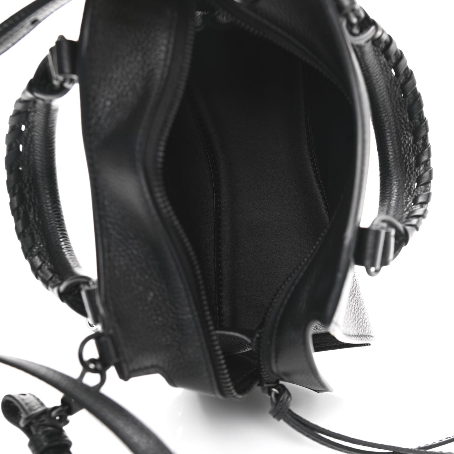 Grained Calfskin Neo Classic Black Hardware Mini City Black