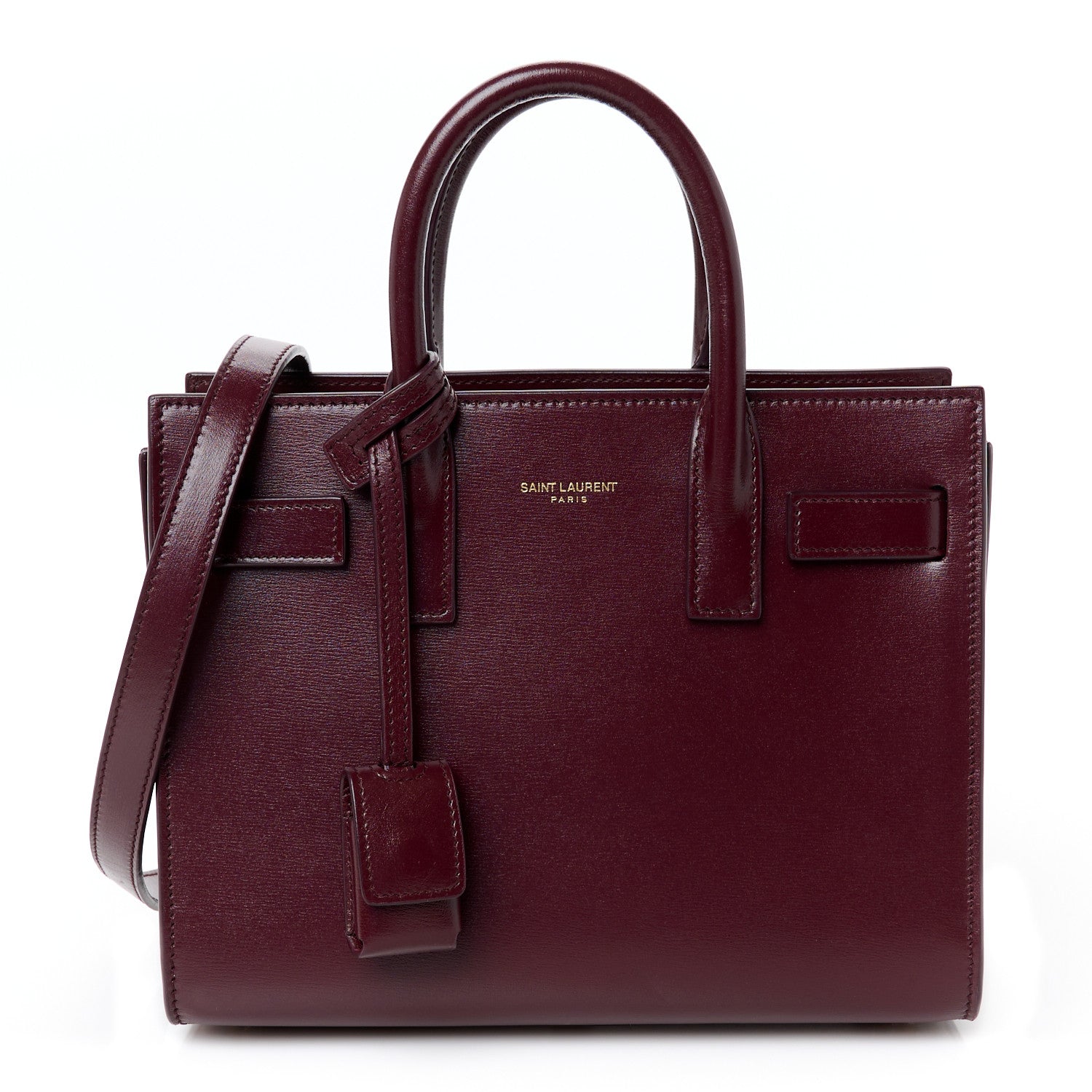 Saint Laurent Calfskin Nano Supple Sac De Jour Red Velvet 1 of 11