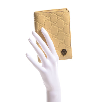 Gucci Guccissima Crest Wallet Yellow 2 of 9