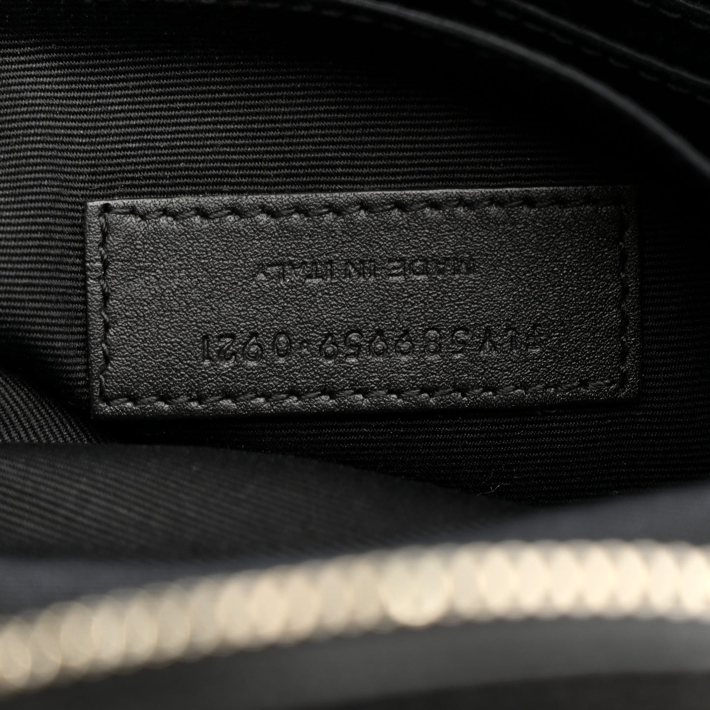 Grain De Poudre Monogram Belt Bag Black