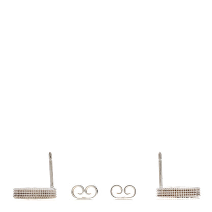 Gucci Sterling Silver Interlocking G Stud Earrings 3 of 4