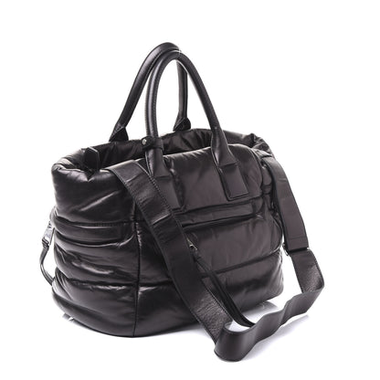 Prada Nappa Bomber Tote Black 2 of 10