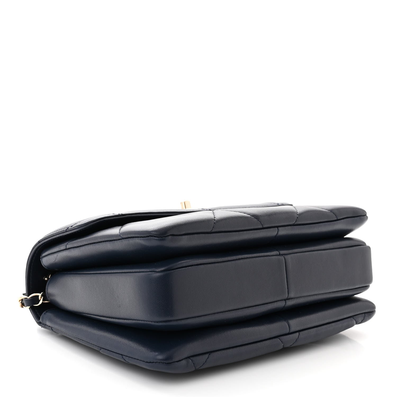 Chanel Lambskin Quilted Small Trendy CC Top Handle Flap Navy 4 of 12