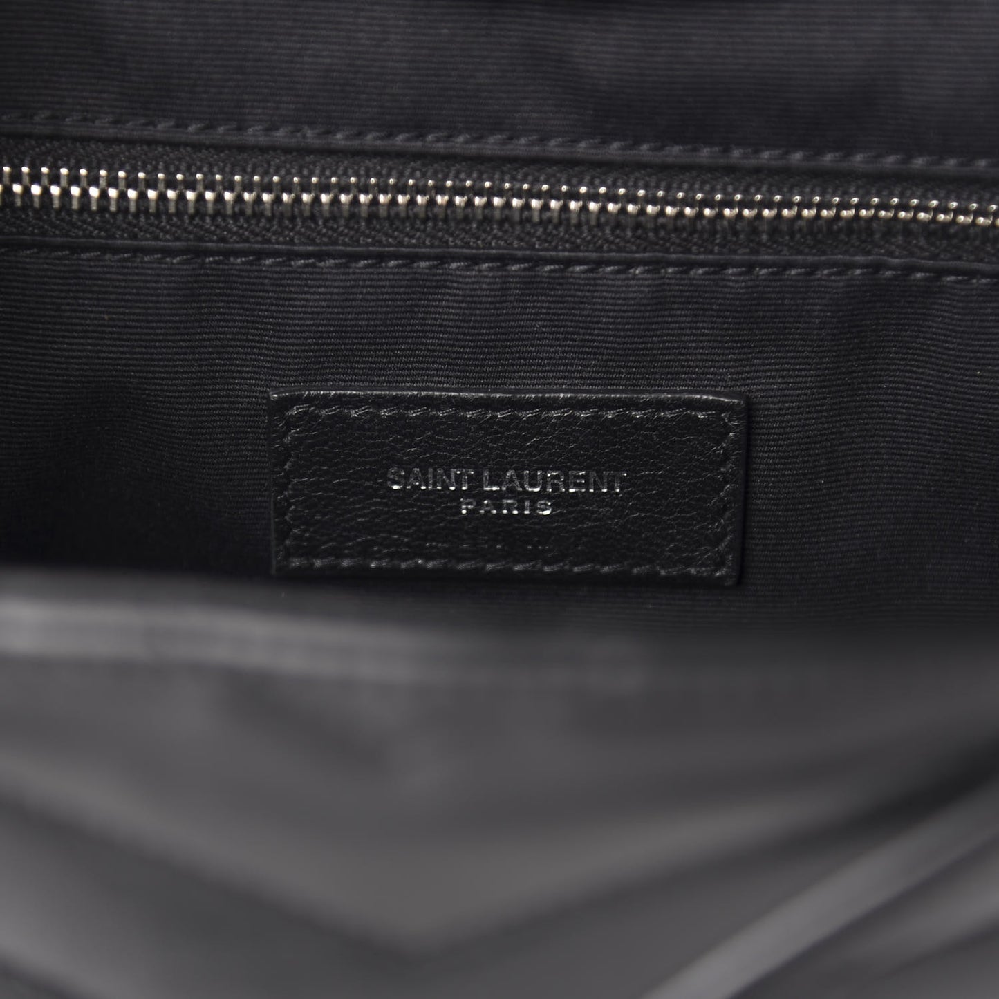 Calfskin Y Quilted Monogram Small Loulou Backpack Black