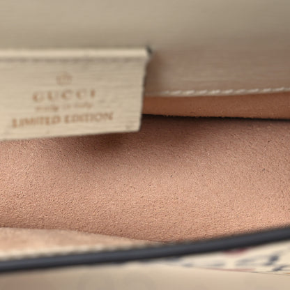 Gucci Textured Calfskin Valentine's Day Super Mini Sylvie Chain Shoulder Bag Ivory 5 of 11