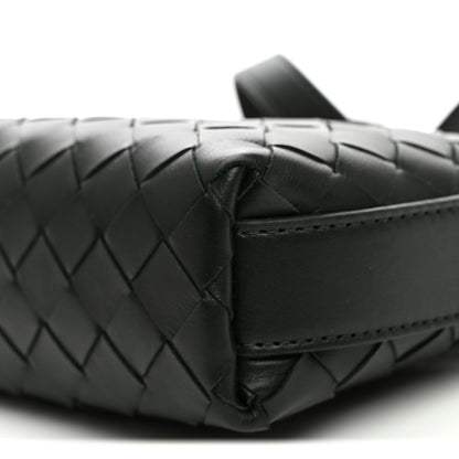 Bottega Veneta Calfskin Intrecciato Traveler Phone Pouch Dark Green 9 of 9