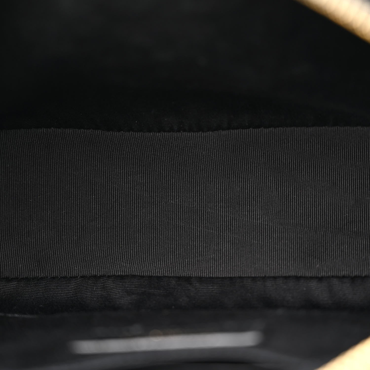 Saint Laurent Patent Calfskin Crocodile Embossed Monogram Lou Camera Bag Black 5 of 12