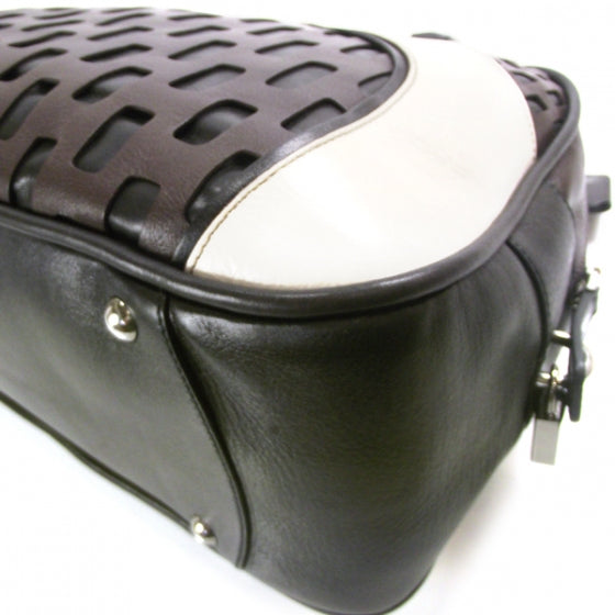 Leather Punched Bauletto Brown