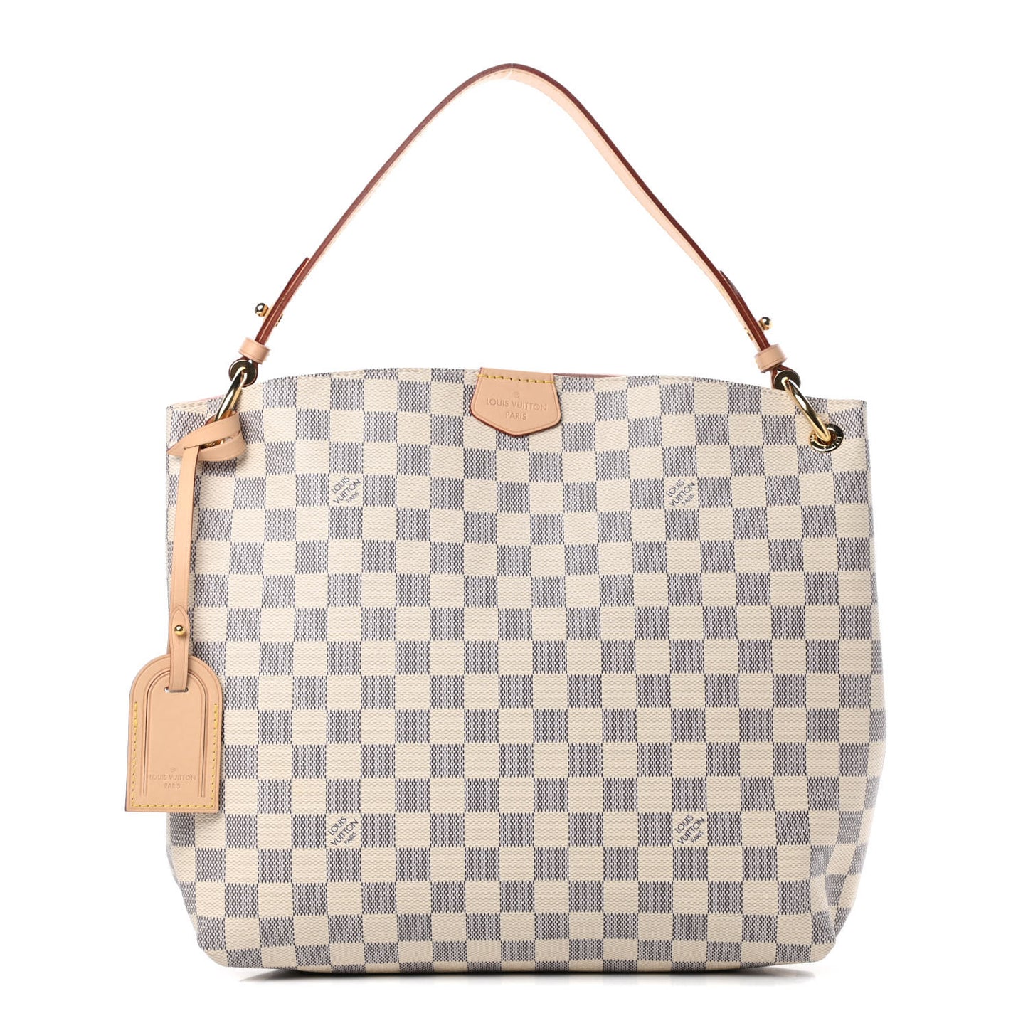Damier Azur Graceful PM Rose Ballerine