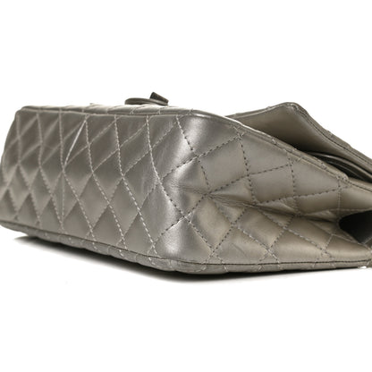 Chanel Metallic Aged Calfskin Quilted 2.55 Reissue 226 Flap Silver 11 of 15