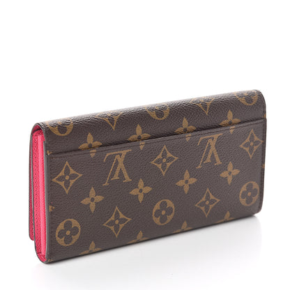 Louis Vuitton Monogram 2015 Christmas Animation Sarah Wallet Hibiscus 3 of 7