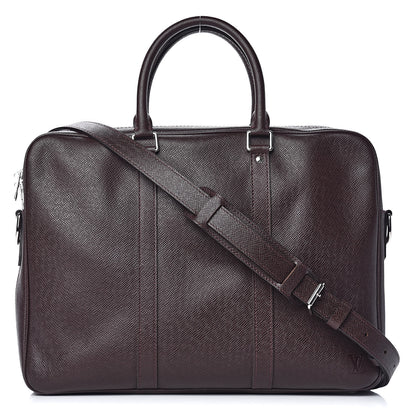 Louis Vuitton Taiga Porte Documents Voyage PM Acajou 1 of 11