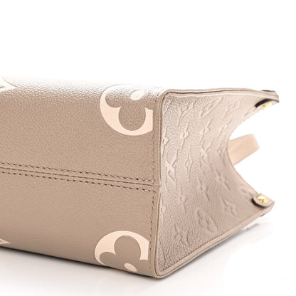 Louis Vuitton Empreinte Monogram Giant Onthego PM Tourterelle Creme 9 of 9