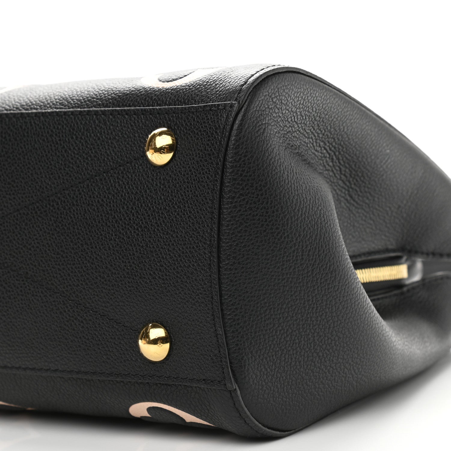 Louis Vuitton Empreinte Monogram Giant Montaigne MM Black Beige 9 of 9