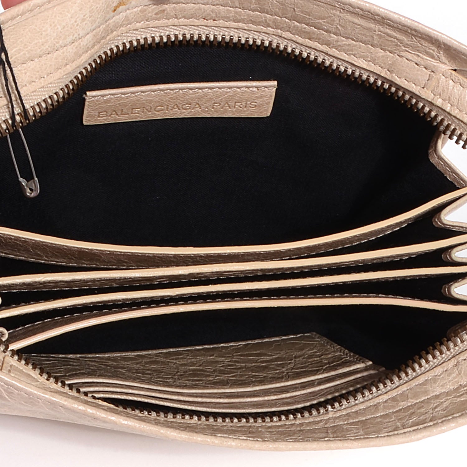 Balenciaga Agneau Mini Traveler Sahara 5 of 10