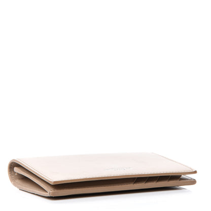 Saint Laurent Calfskin Fragments Flap Wallet Dark Beige 4 of 6