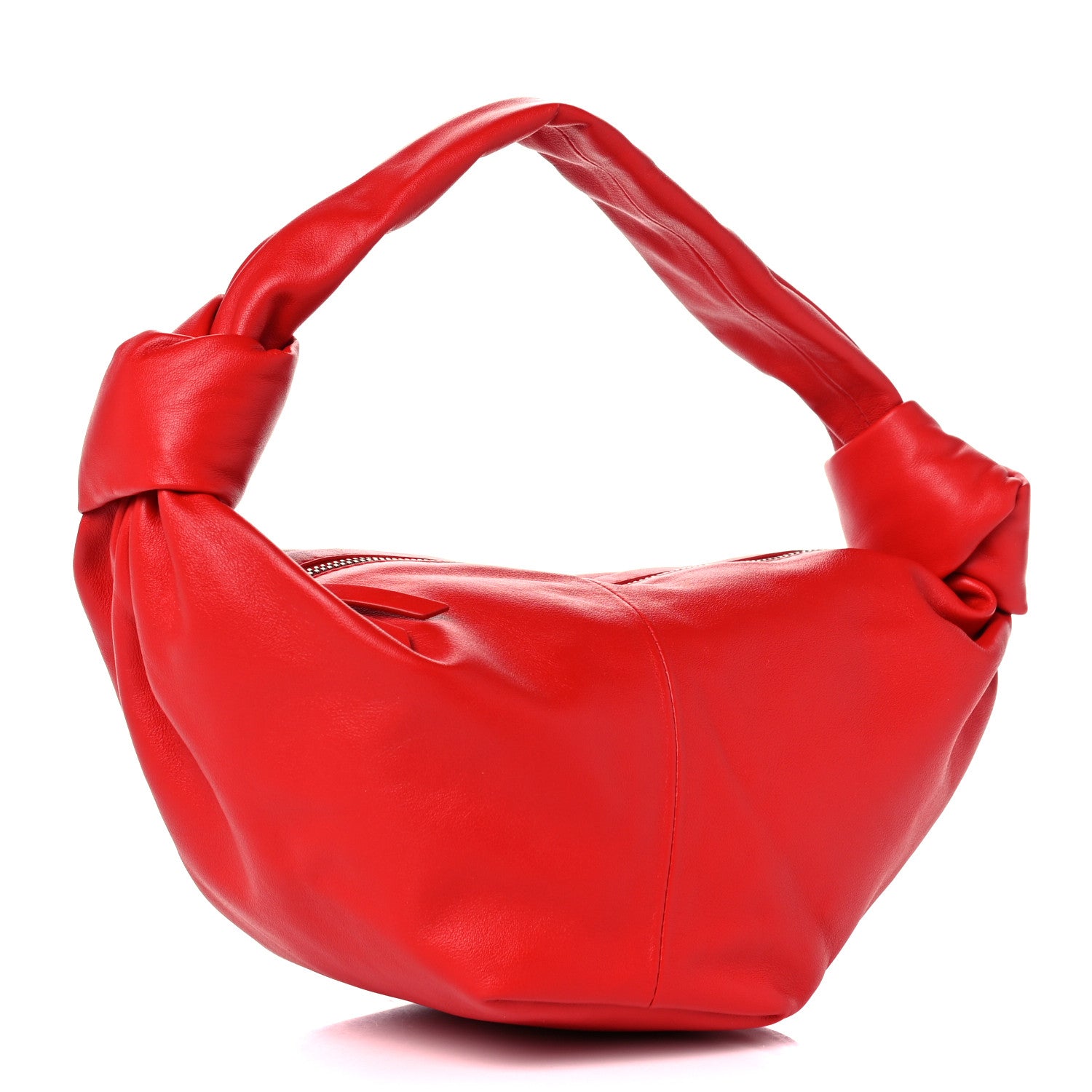 Bottega Veneta Calfskin Mini Double Knot Bag Red 3 of 9