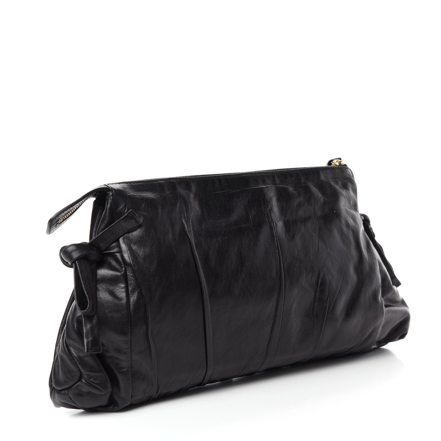 Gucci Calfskin Hysteria Large Clutch Black 3 of 11