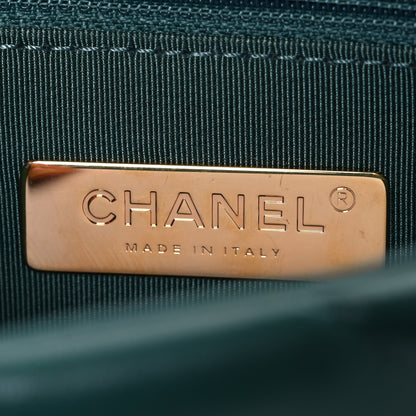 Chanel Lambskin Quilted Medium Chanel 19 Flap Green 5 of 9