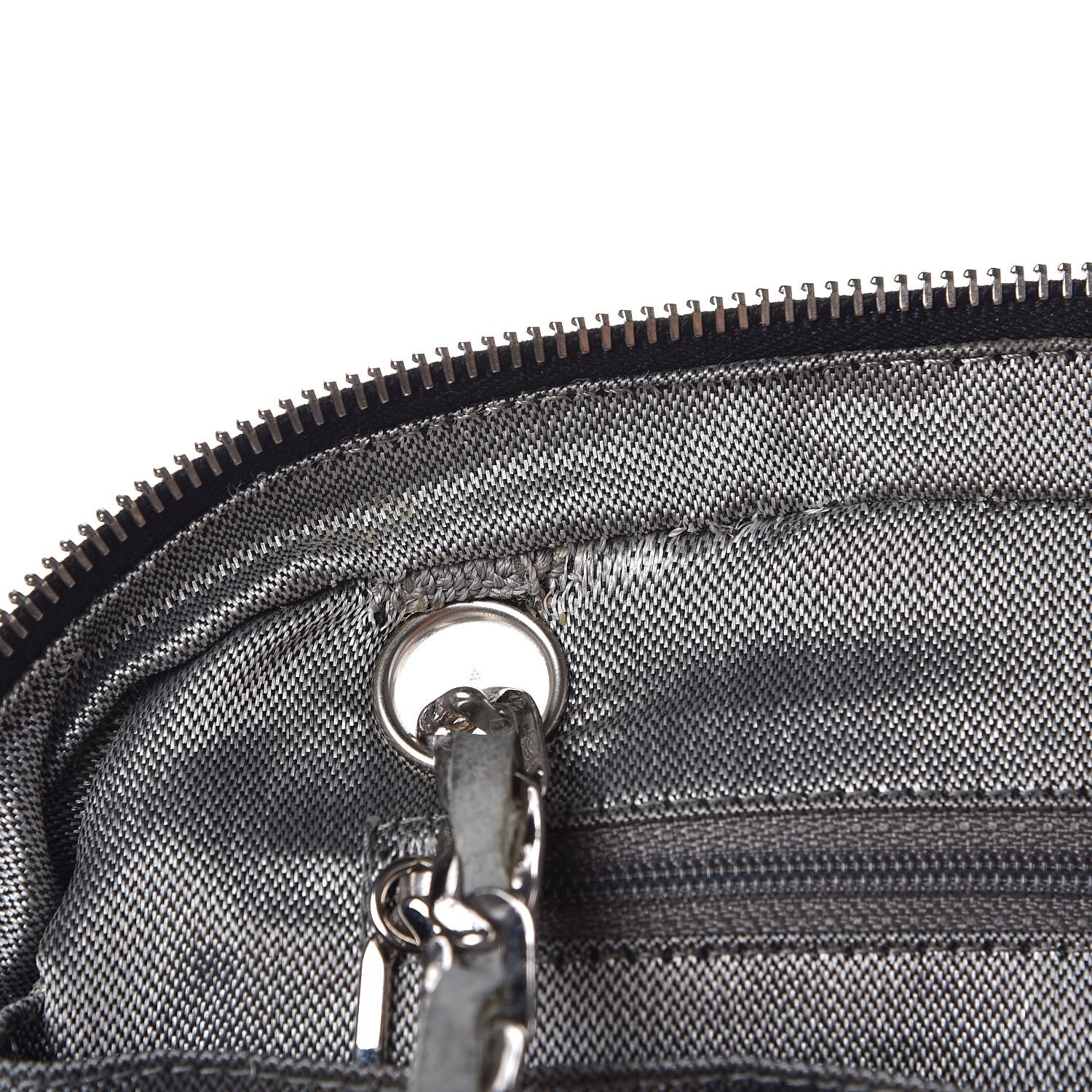 Chanel Lambskin Vertical Quilted Mademoiselle Small Camera Case Black 16 of 25