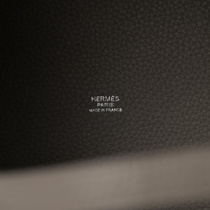 Hermes Taurillon Clemence Picotin Lock 22 MM Etain 6 of 11