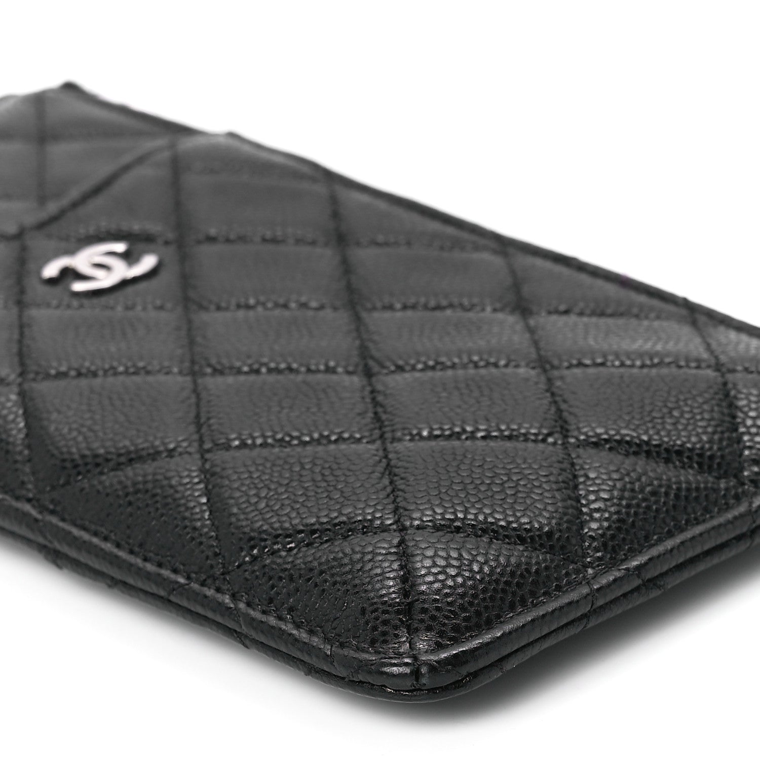 Chanel Caviar Quilted Classic iPhone Pouch Black 10 of 11