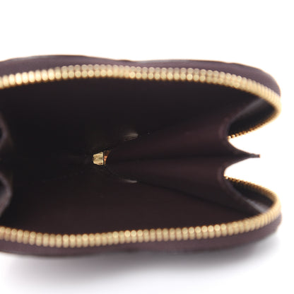 Louis Vuitton Vernis Rayures Coeur Heart Coin Purse Amarante 5 of 7