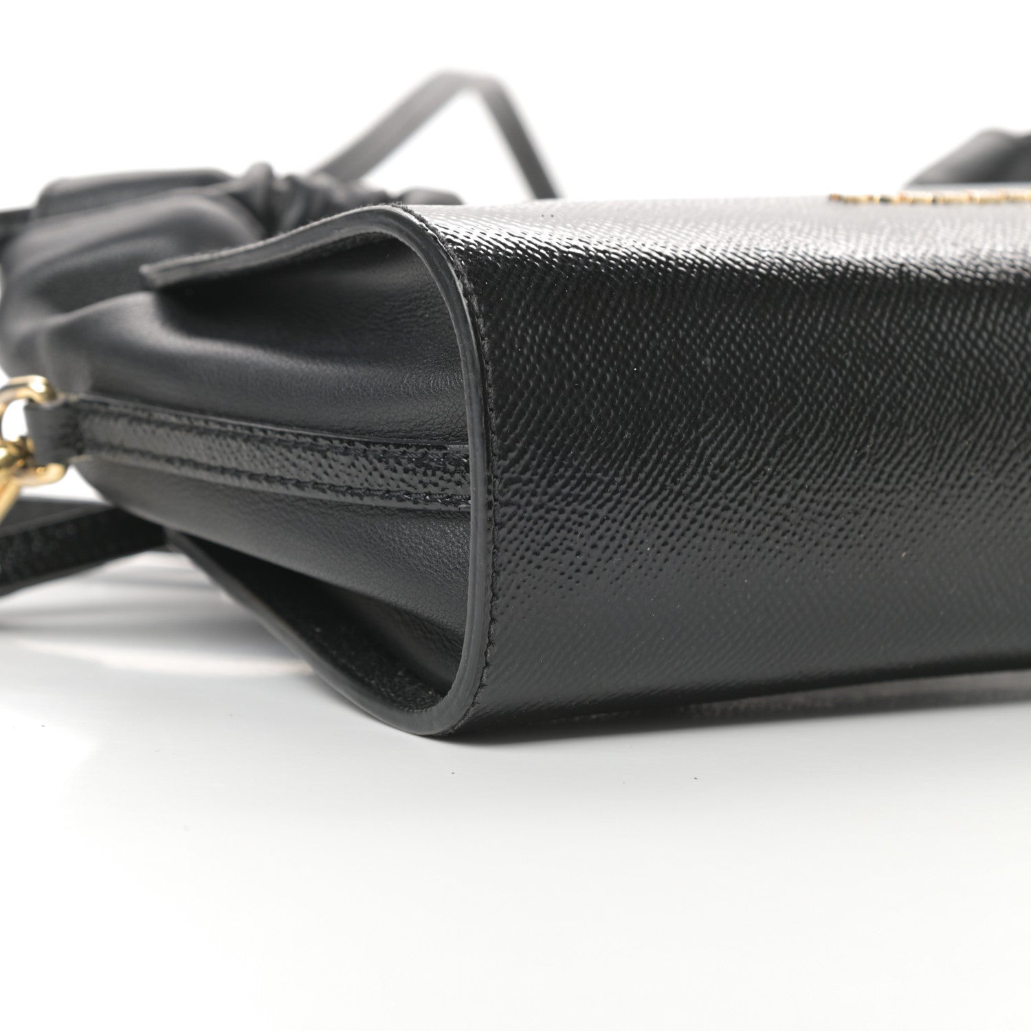 Burberry Patent Grained Calfskin Little Crush Black 10 of 13