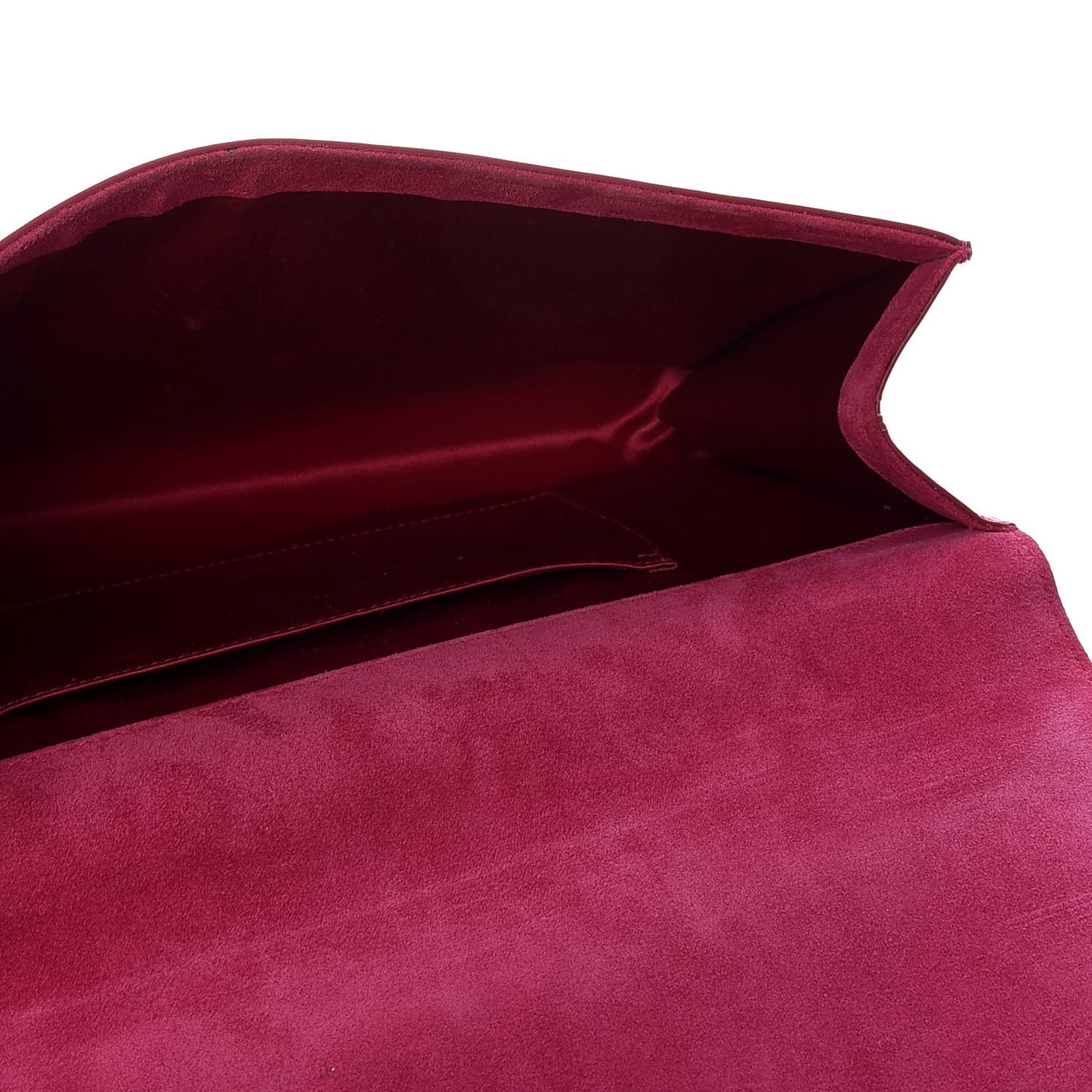Patent Monogram Large Belle De Jour Clutch Fuchsia