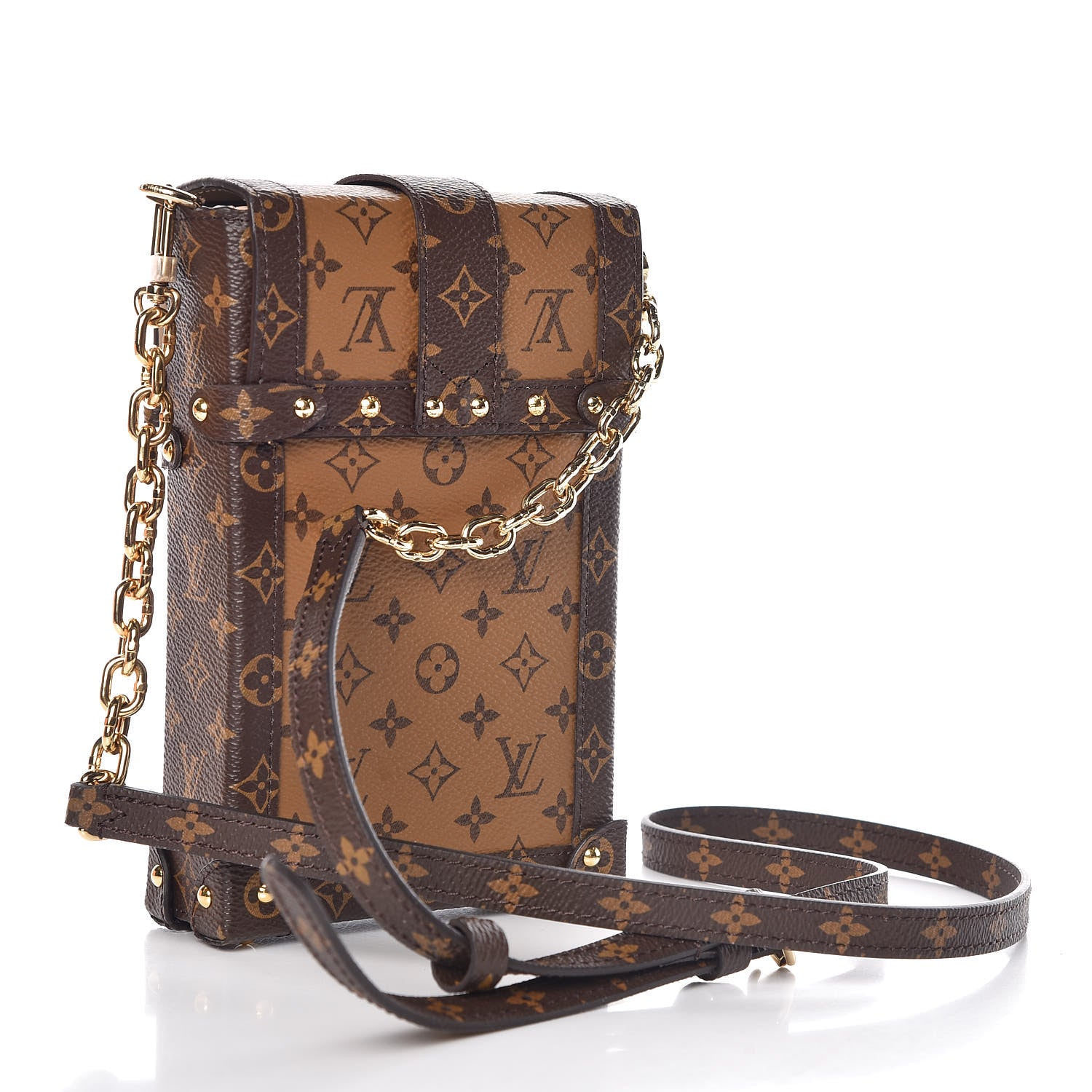 Louis Vuitton Reverse Monogram Pochette Trunk Verticale 4 of 11