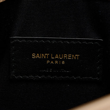 Saint Laurent Grain De Poudre Uptown Pouch Dark Beige 6 of 8