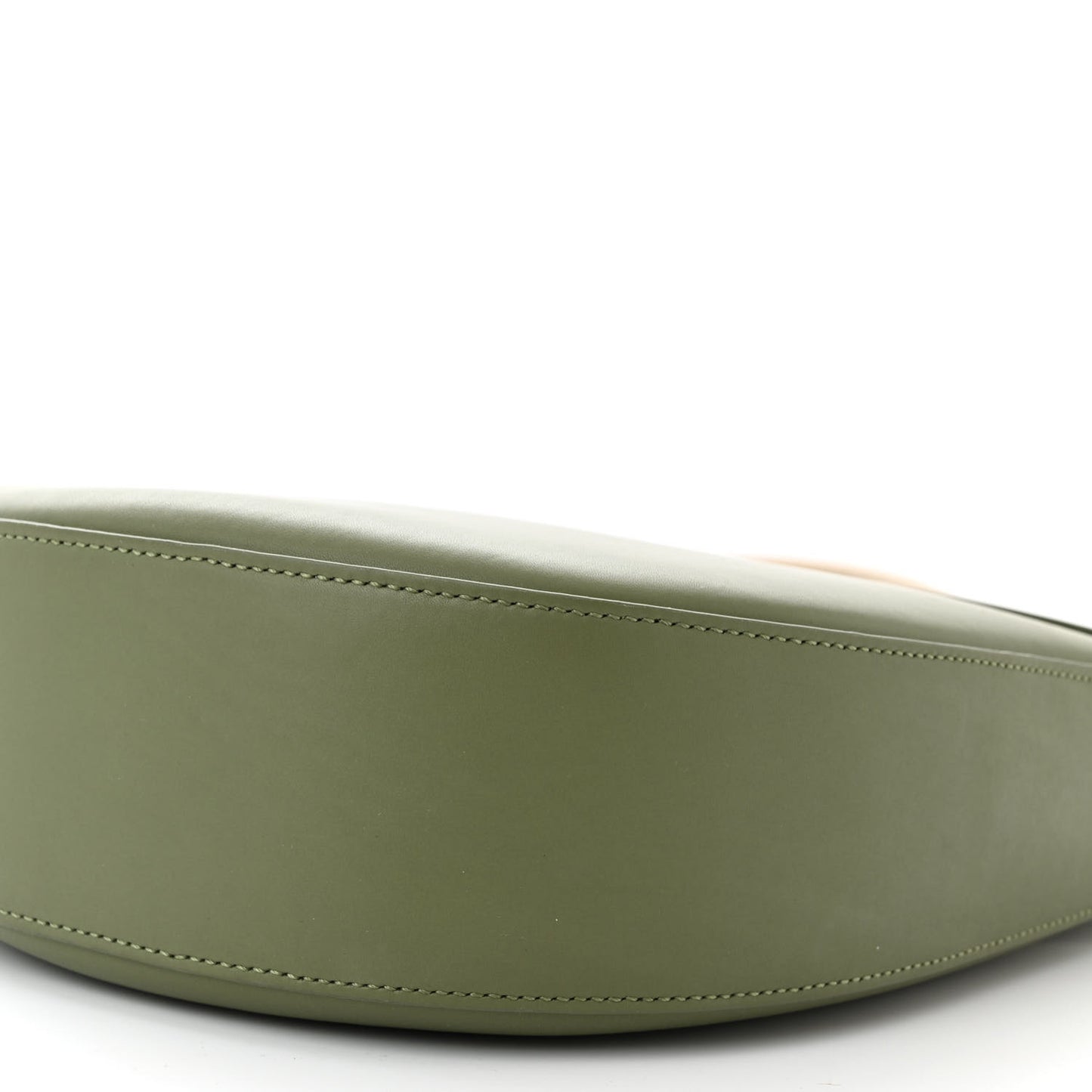 Satin Calfskin Jacquard Luna Bag Avocado Green