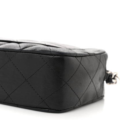 Chanel Lambskin Quilted Small Timeless Camera Case Black 10 of 10