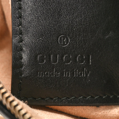Gucci Calfskin Matelasse Mini GG Marmont Chain Bag Black 6 of 9