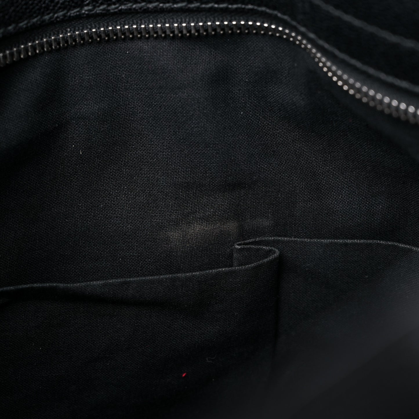 Chevre Silver Metallic Edge Hardware Velo Black