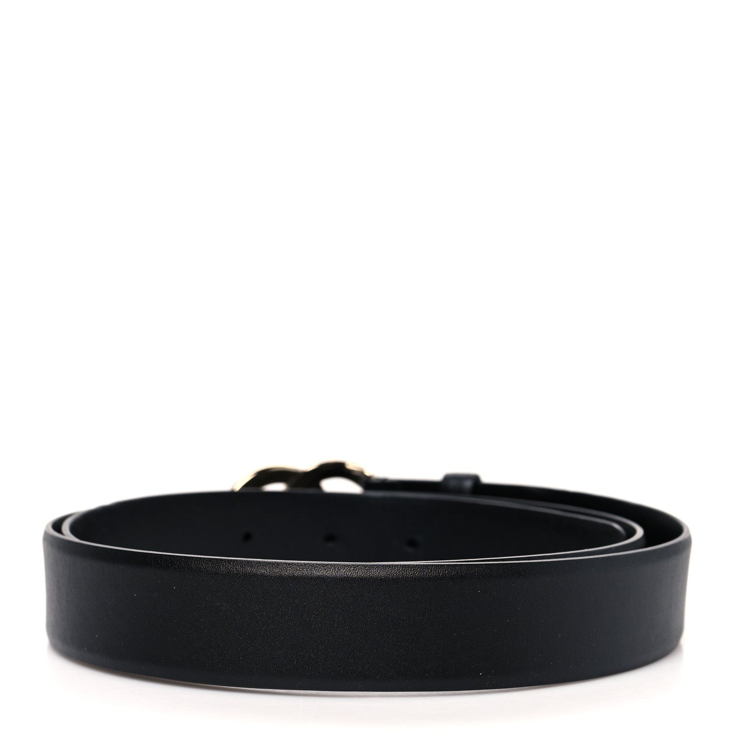 Chanel Calfskin Crystal Metal Quilted CC Belt 100 40 Black 2 of 5