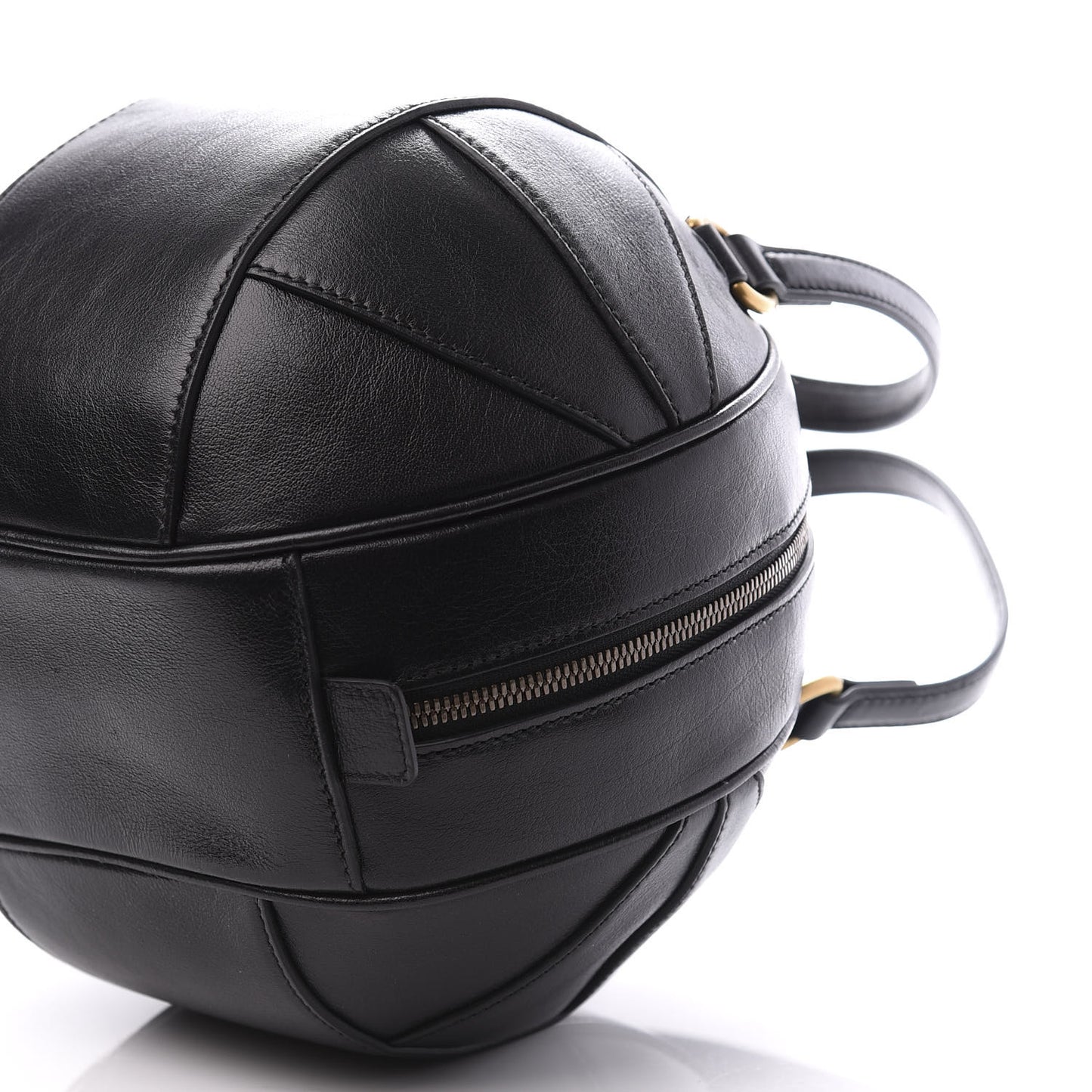 Piuma Lux Energy Tifosa Basketball Shaped Shoulder Bag Black