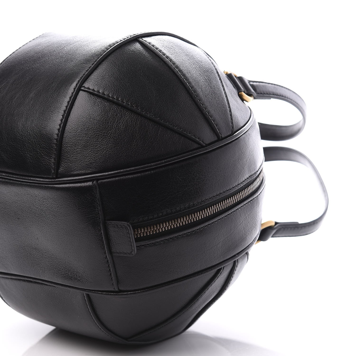 Gucci Piuma Lux Energy Tifosa Basketball Shaped Shoulder Bag Black 9 of 10