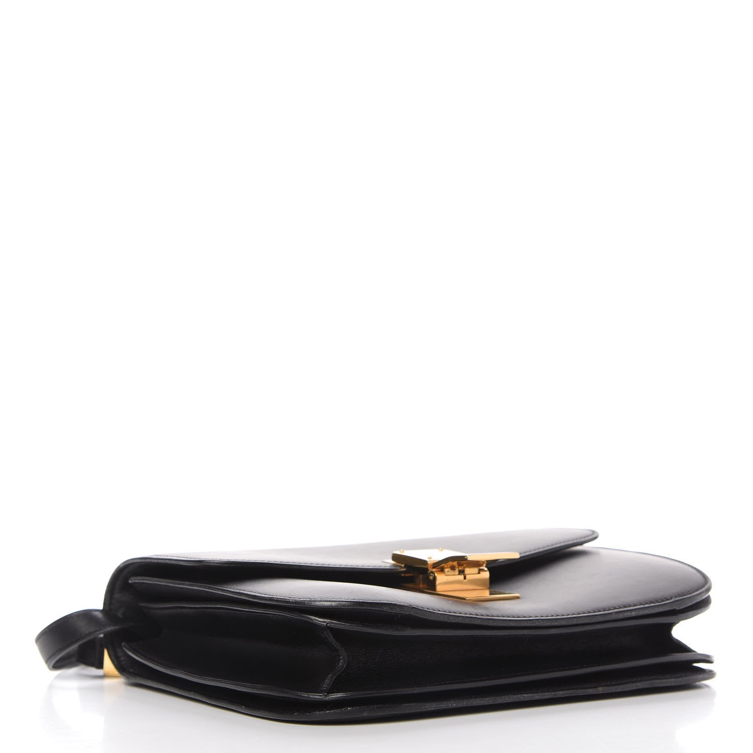 Celine Box Calfskin Medium Classic Box Flap Bag Black 4 of 11