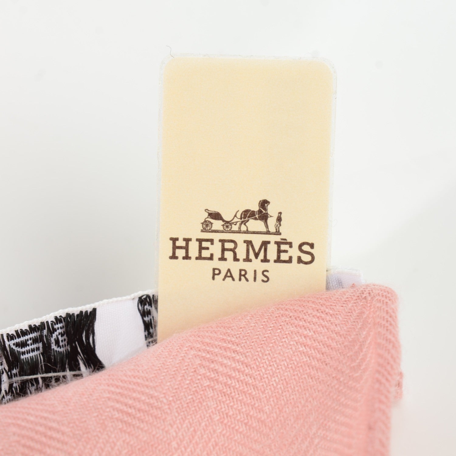 Hermes Cashmere Silk Collections Impériales Scarf 140 Rosepale Corail Bleu 5 of 6