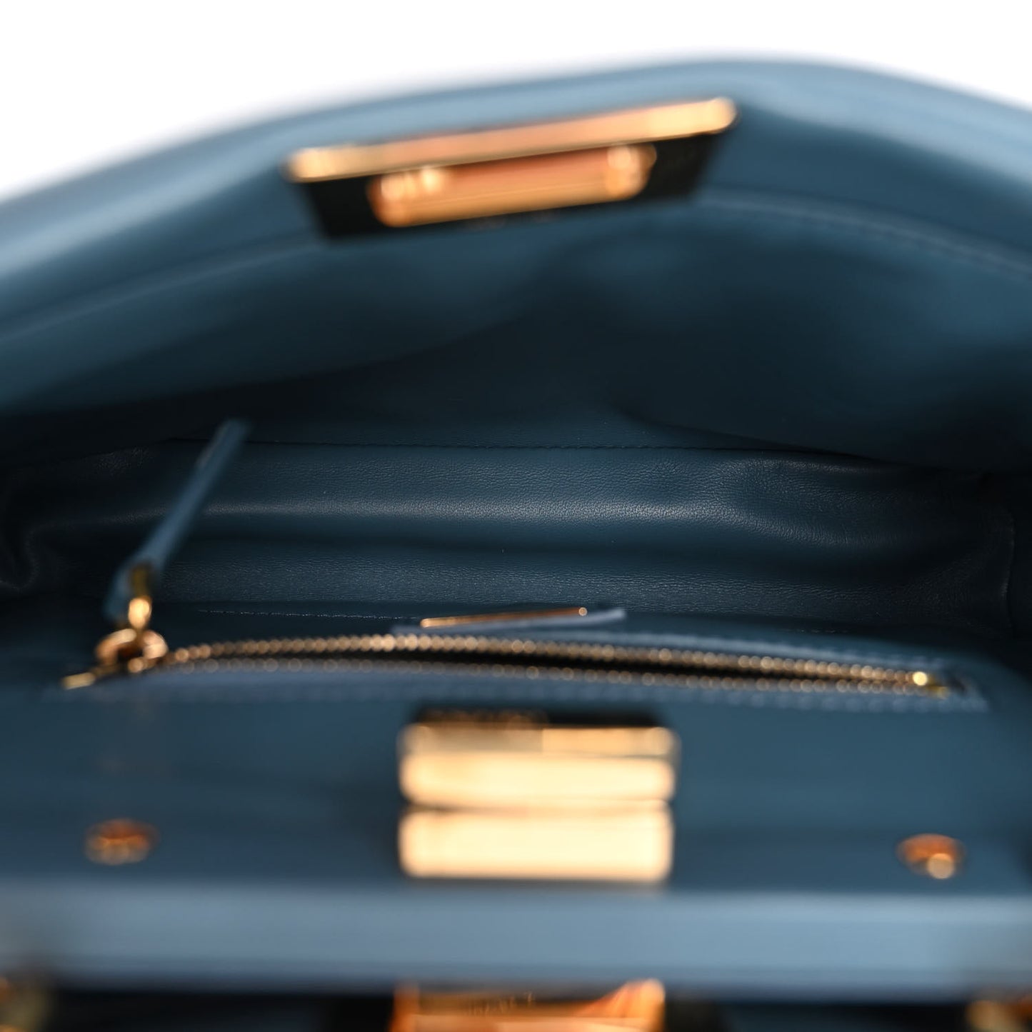 Nappa Mini Peekaboo Iconic Satchel Blue