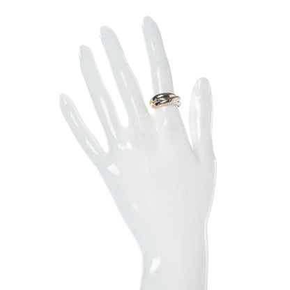 Cartier 18K Pink Yellow White Gold Classic Les Must De Trinity Ring 52 6 2 of 6