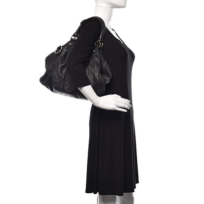 Gucci Guccissima Medium Sukey Tote Black 2 of 16
