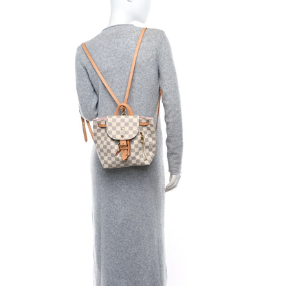 Louis Vuitton Damier Azur Sperone BB Backpack 3 of 8