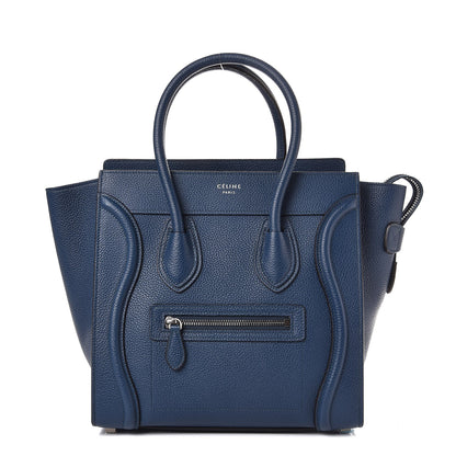 Celine Baby Drummed Calfskin Micro Luggage Orage 1 of 7
