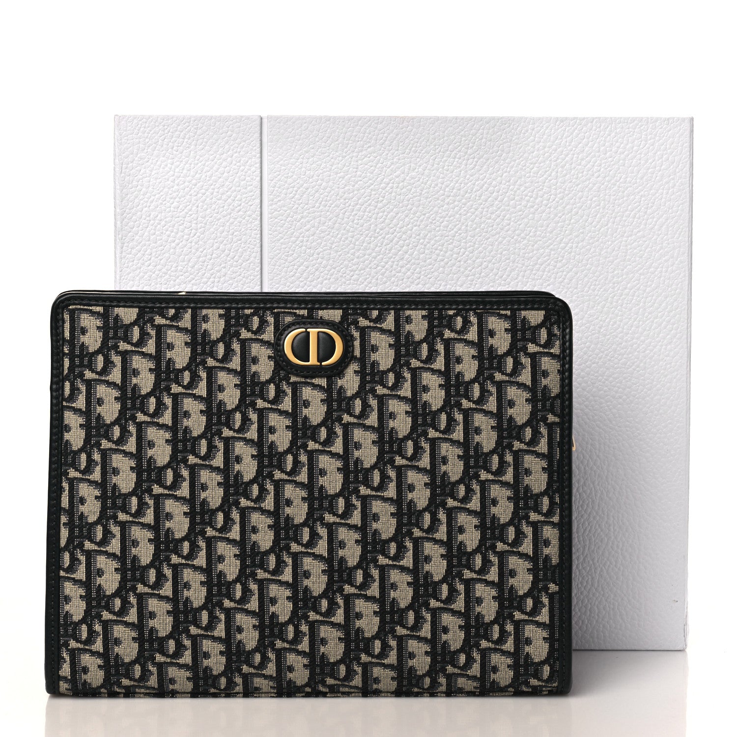 Christian Dior Oblique 30 Montaigne Pouch Blue 10 of 10