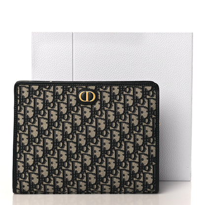 Christian Dior Oblique 30 Montaigne Pouch Blue 10 of 10